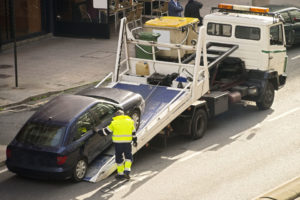 Towing truck car wrecker