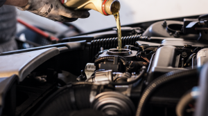 Change Oil in Car Motor