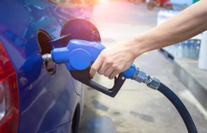 Refueling car.