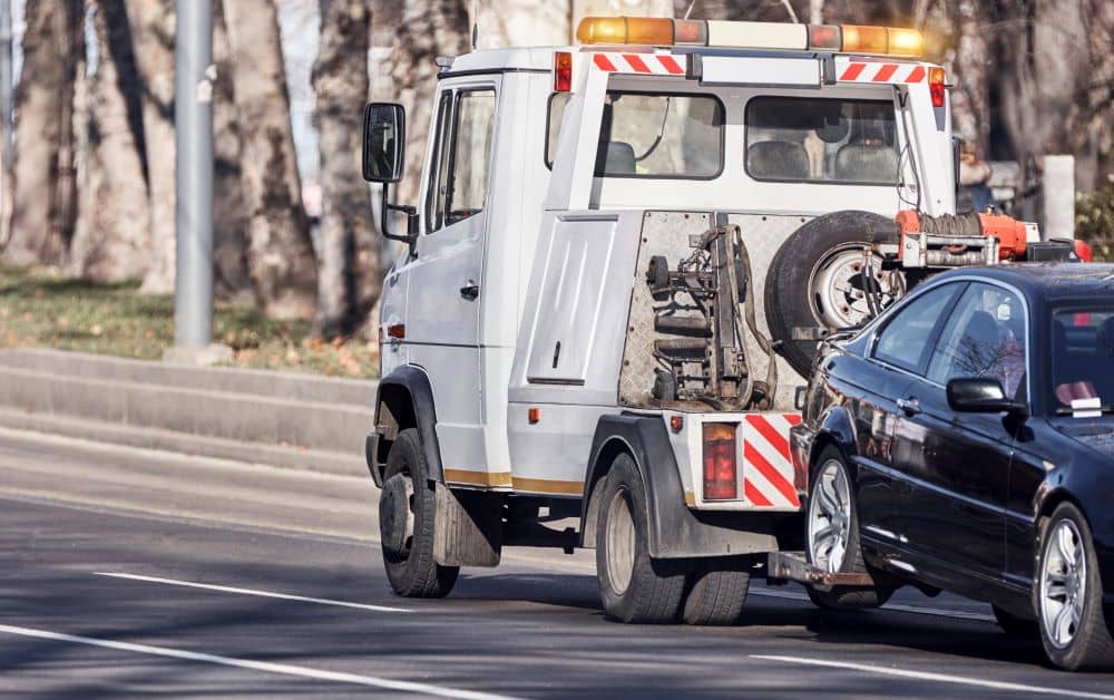 Integrated tow truck.