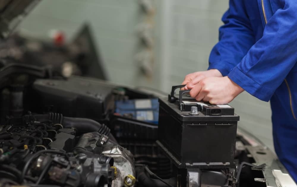 With the car battery, you’re looking for any frayed cables, cracks in the casing, corrosion, dirt, and other signs of damage.